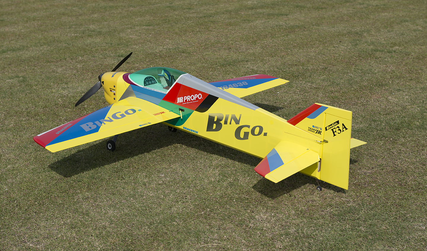 1円 ヨシオカモデル on air 1700E 飛行機 木製 エンジン ラジコン 未
