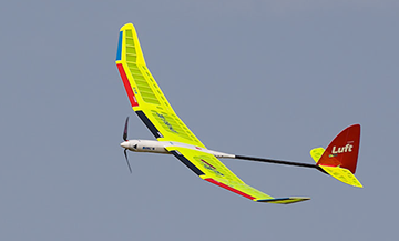 超軽量電動グライダー［スパン2.5m エルロン機］　ルフト2.5 シトロン2 DX | OK MODEL WEB